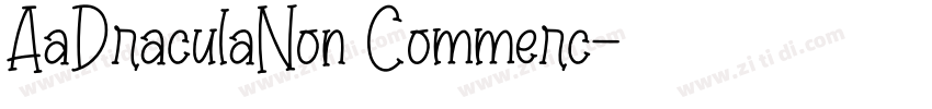 AaDraculaNon Commerc字体转换